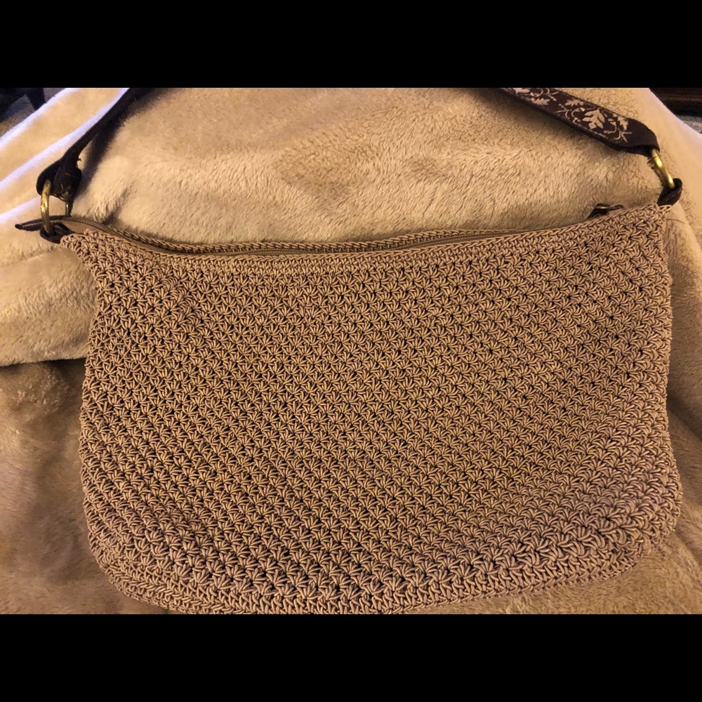 Sonoma Jean Co. Tan Weaved Handbag
